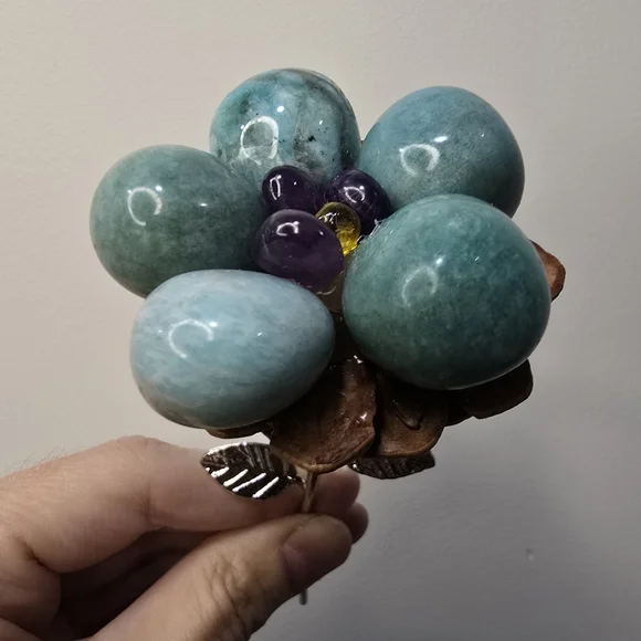 Aquamarine Crystal Flower - Picture 9 of 13